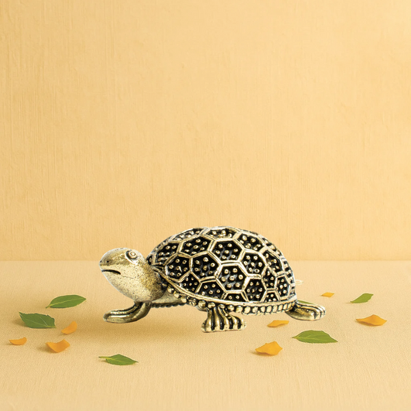 Brass Tortoise Idol 2" – Symbol of Kurma Avatar