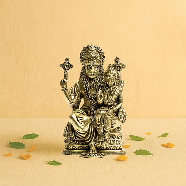 Brass Lakshmi Narshimha Idol 4" – Divine Protector Brass Idol